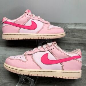 Nike Dunk Low Triple Pink GS Kids Shoes DH9756-600 Size 1.5Y